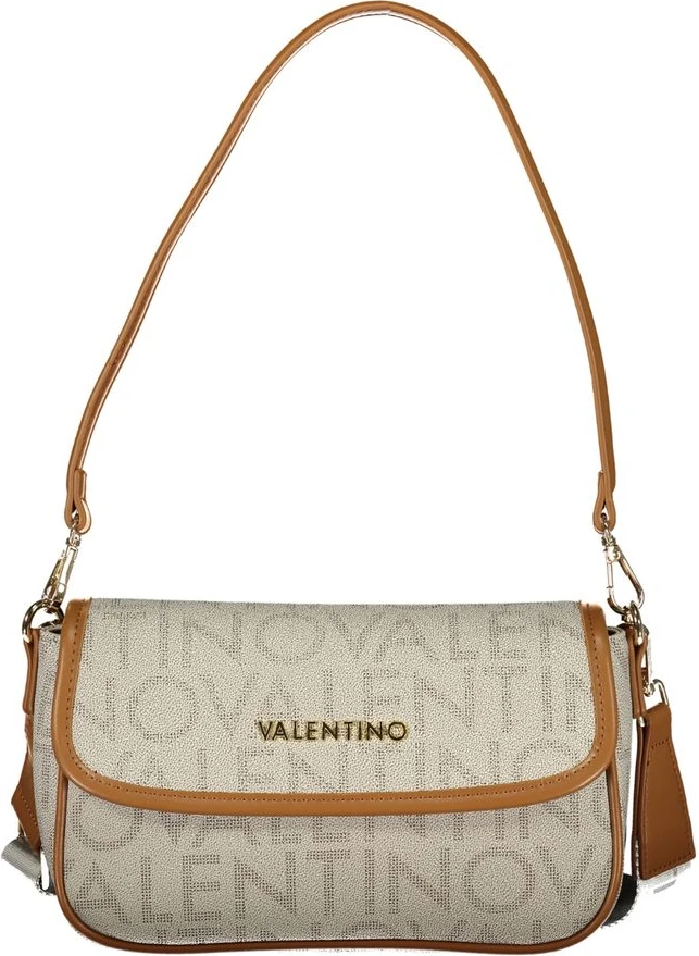 Handbag Valentino Beige Polyethylene