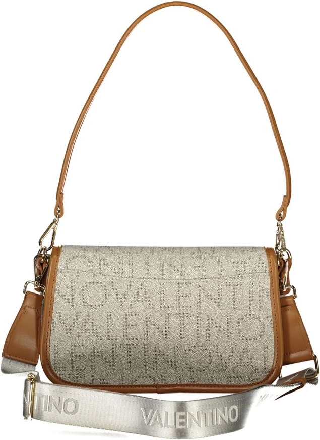Handbag Valentino Beige Polyethylene