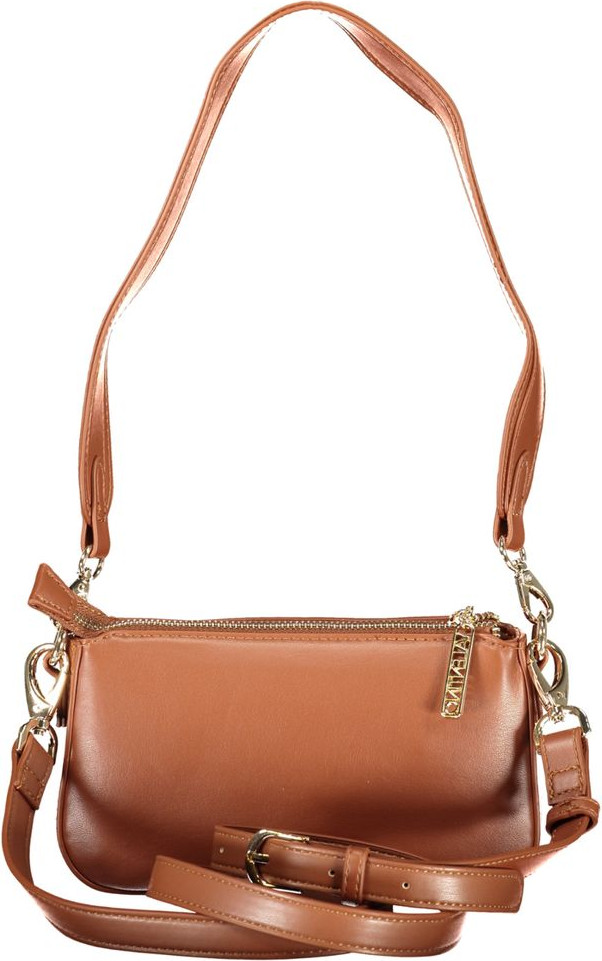 Сумка Valentino из полиэтилена коричневого цвета
