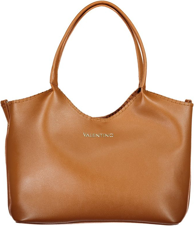 Коричневая полиэтиленовая сумка Valentino
