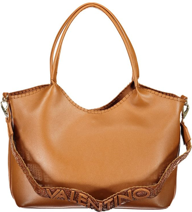 Коричневая полиэтиленовая сумка Valentino
