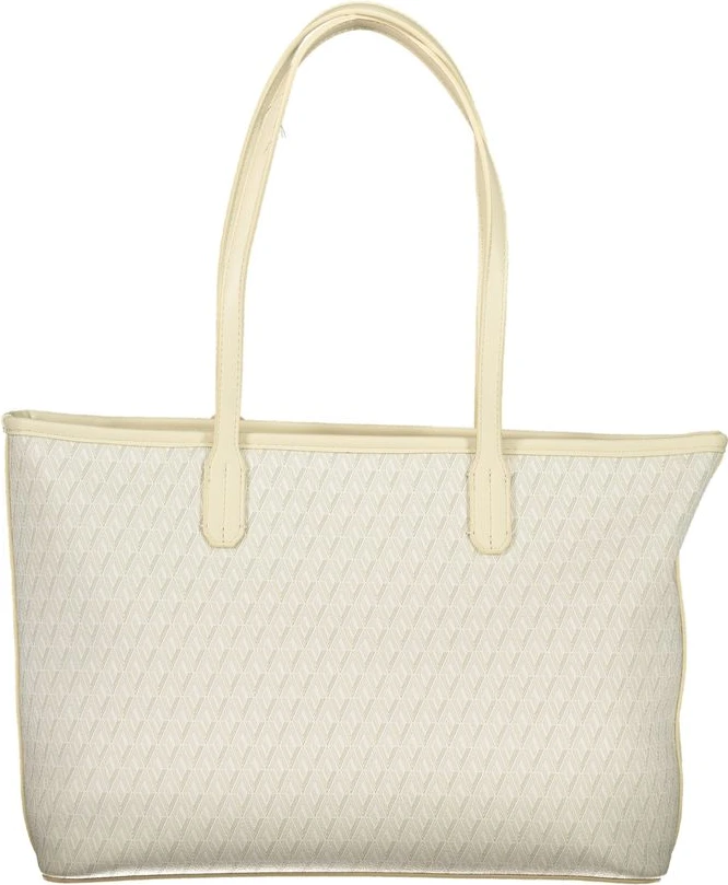 Handbag Valentino Beige Polyethylene