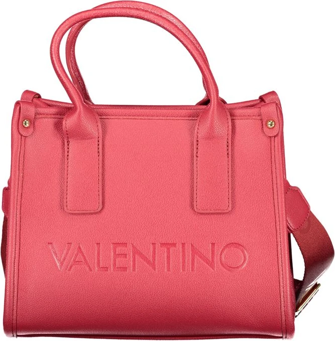 Красная полиэтиленовая сумка Valentino