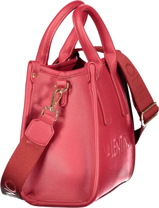 Красная полиэтиленовая сумка Valentino