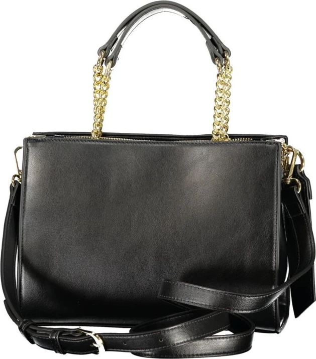 Handbag Valentino Black Polyethylene