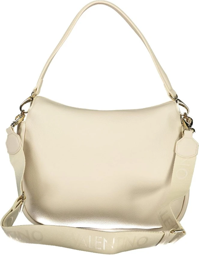Handbag Valentino Beige Polyethylene