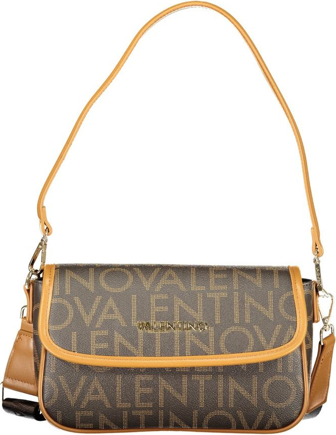 Коричневая полиэтиленовая сумка Valentino