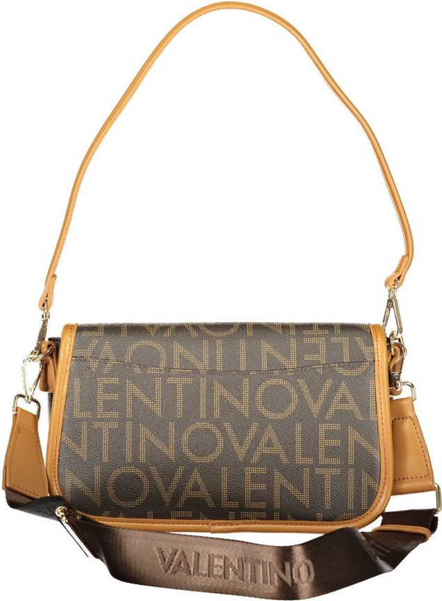 Коричневая полиэтиленовая сумка Valentino
