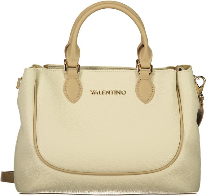 Бежевая полиэтиленовая сумка Valentino