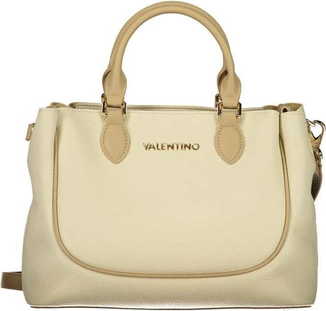 Бежевая полиэтиленовая сумка Valentino