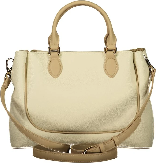 Бежевая полиэтиленовая сумка Valentino