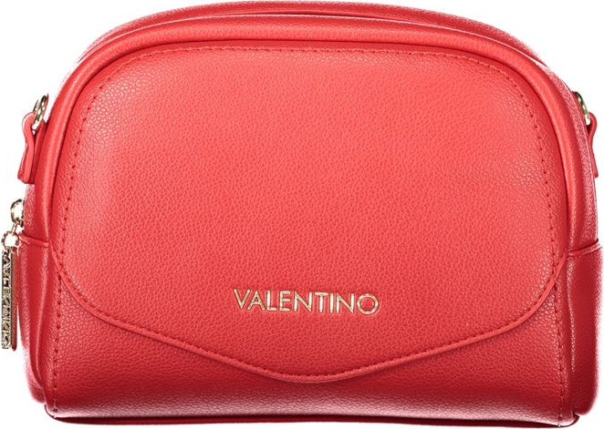Красная полиэтиленовая сумка от Valentino