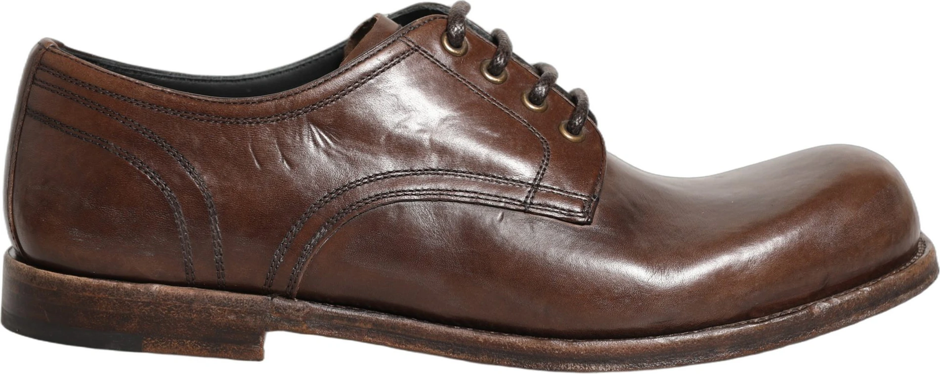 Туфли Derby Dolce & Gabbana из коричневой кожи