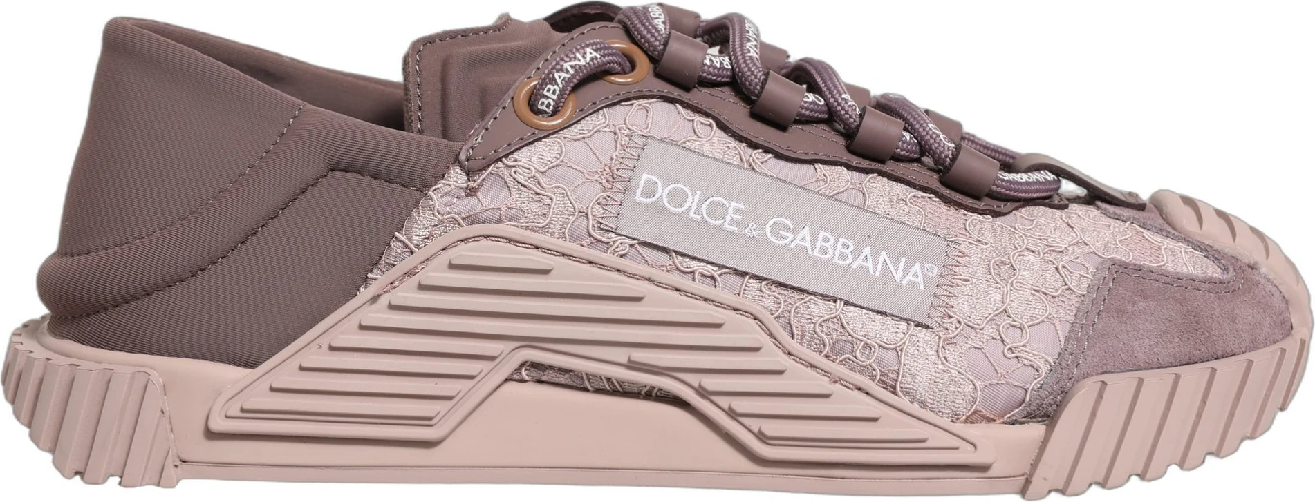 Спортивная обувь Dolce & Gabbana Розовые Кружевные Низкие NS1