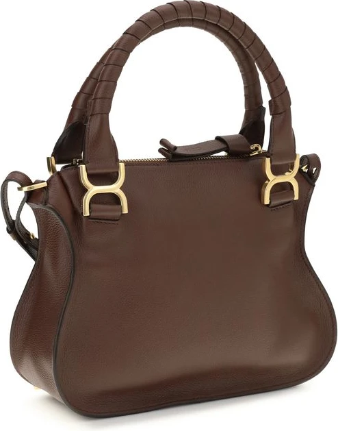 Shoulder Bag Chloe Brown Calf Leather Bos Taurus