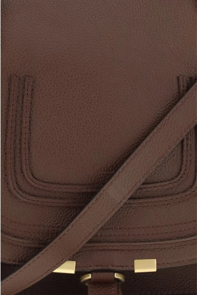 Shoulder Bag Chloe Brown Calf Leather Bos Taurus