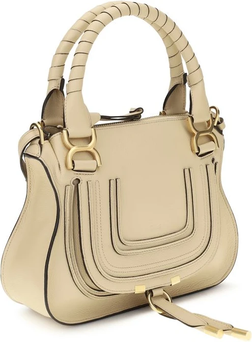 Shoulder Bag Chloe Beige Calf Leather Bos Taurus