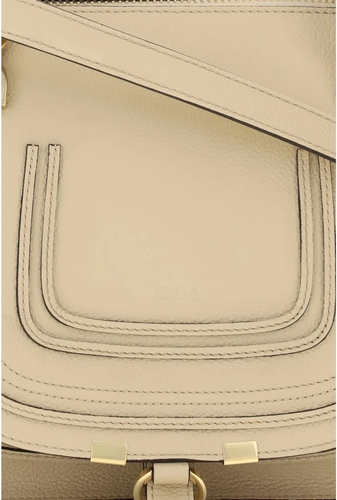 Shoulder Bag Chloe Beige Calf Leather Bos Taurus