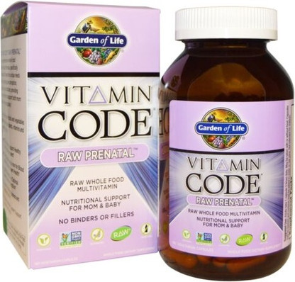 Vegetable Capsules Garden Of Life Vitamin Code Raw Prenatal
