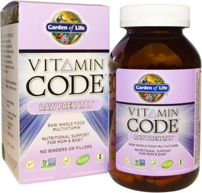 Vegetable Capsules Garden Of Life Vitamin Code Raw Prenatal