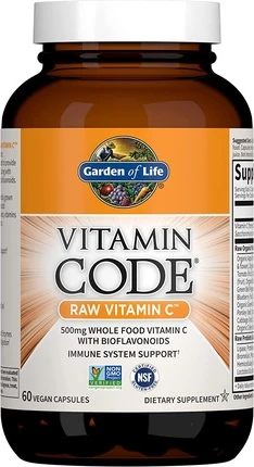 Капсулы с витамином C Garden Of Life (веганские)