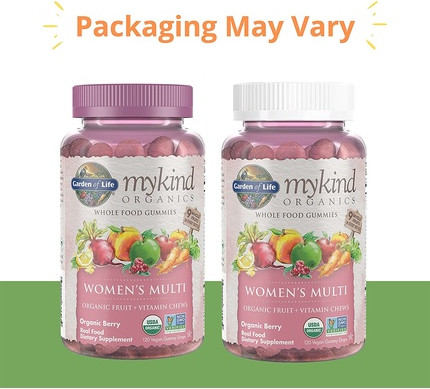 Веганские мармеладные капли Mykind Women's Multi от Garden Of Life