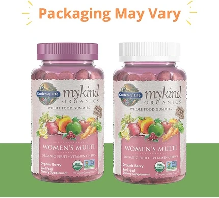 Веганские мармеладные капли Mykind Women's Multi от Garden Of Life