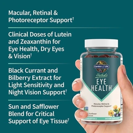 Vegan Softgels Garden Of Life Eye Health