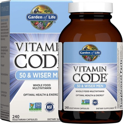 Vegetable Capsules Garden Of Life Vitamin Code 50 & Wiser Men