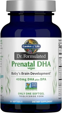 Веганские ДГК (DHA) для беременных Garden Of Life