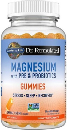 Жевательные конфеты Garden Of Life Magnesium с пребиотиками и пробиотиками