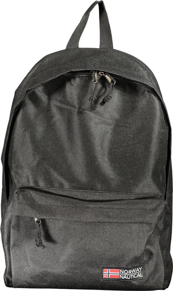 Black Polyester Backpack Geographical Norway
