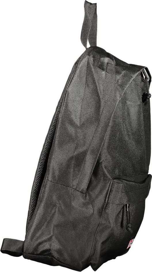 Black Polyester Backpack Geographical Norway
