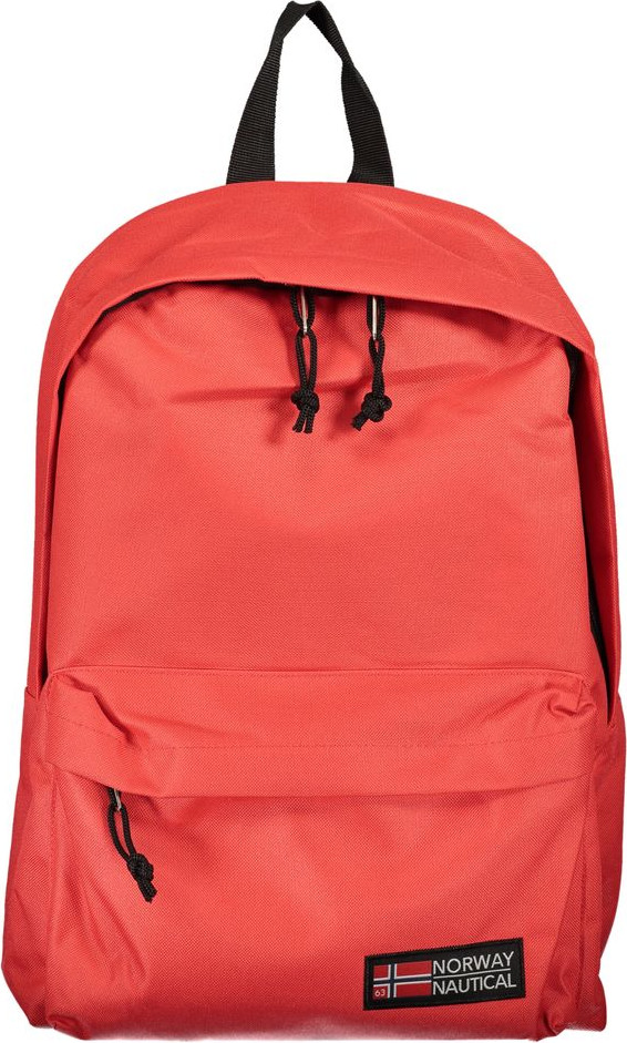 Red Polyester Backpack Geographical Norway