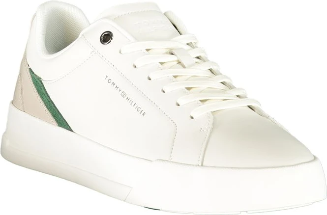 Белые спортивные кроссовки Tommy Hilfiger из полиэстера