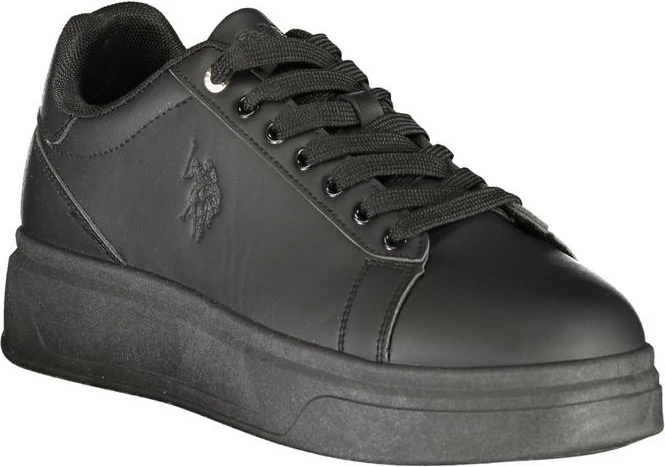 Кроссовки U.S. Polo Assn. Черные атлетические из полиэстера