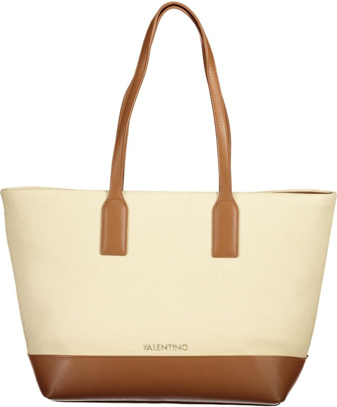 Женская сумка Valentino через плечо, бежевая, из полиуретана