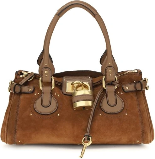 Handbag Chloe Brown Calf Leather Bos Taurus