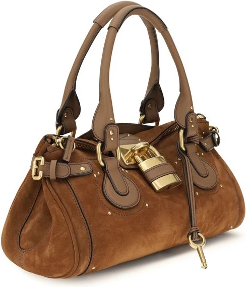 Handbag Chloe Brown Calf Leather Bos Taurus