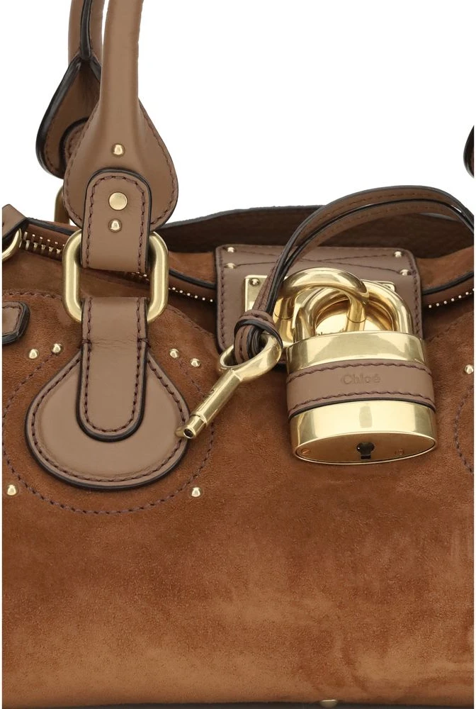 Handbag Chloe Brown Calf Leather Bos Taurus