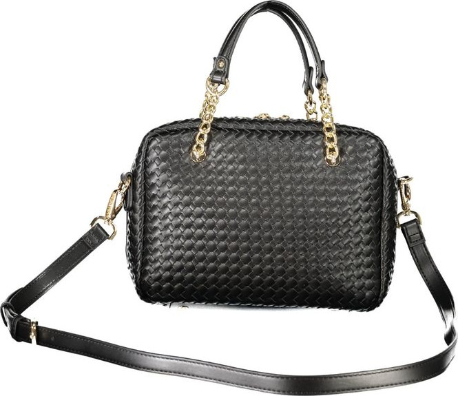 Черная женская сумка Valentino из полиуретана