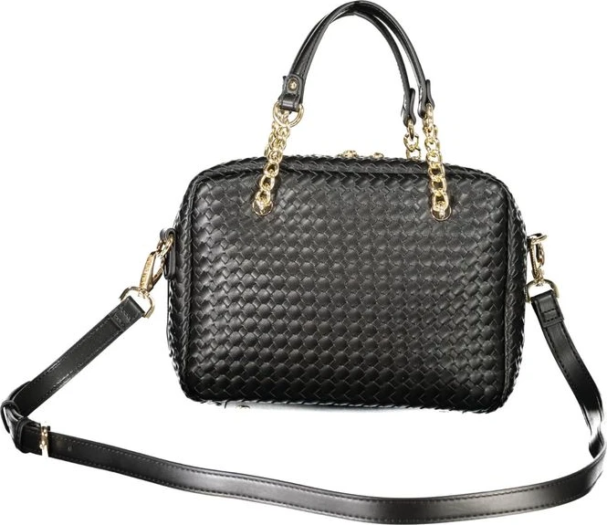 Черная женская сумка Valentino из полиуретана