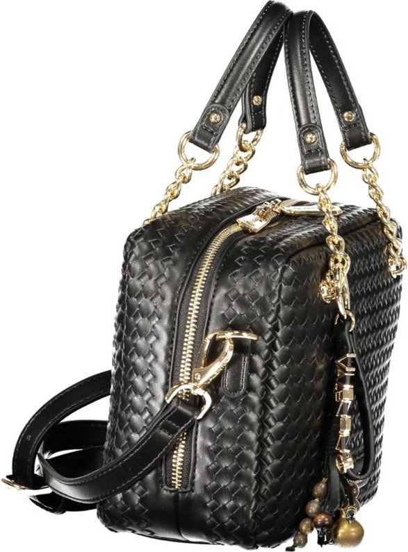 Черная женская сумка Valentino из полиуретана
