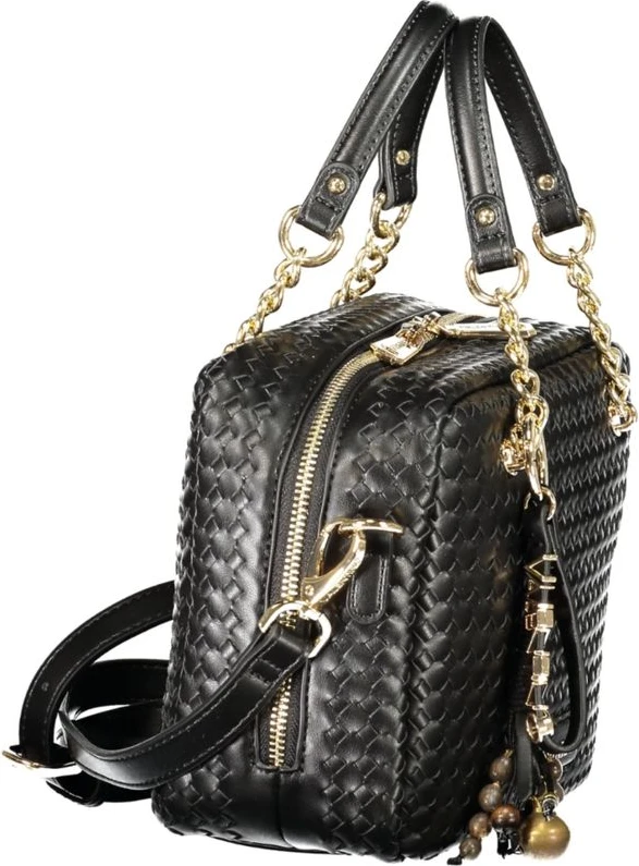 Черная женская сумка Valentino из полиуретана