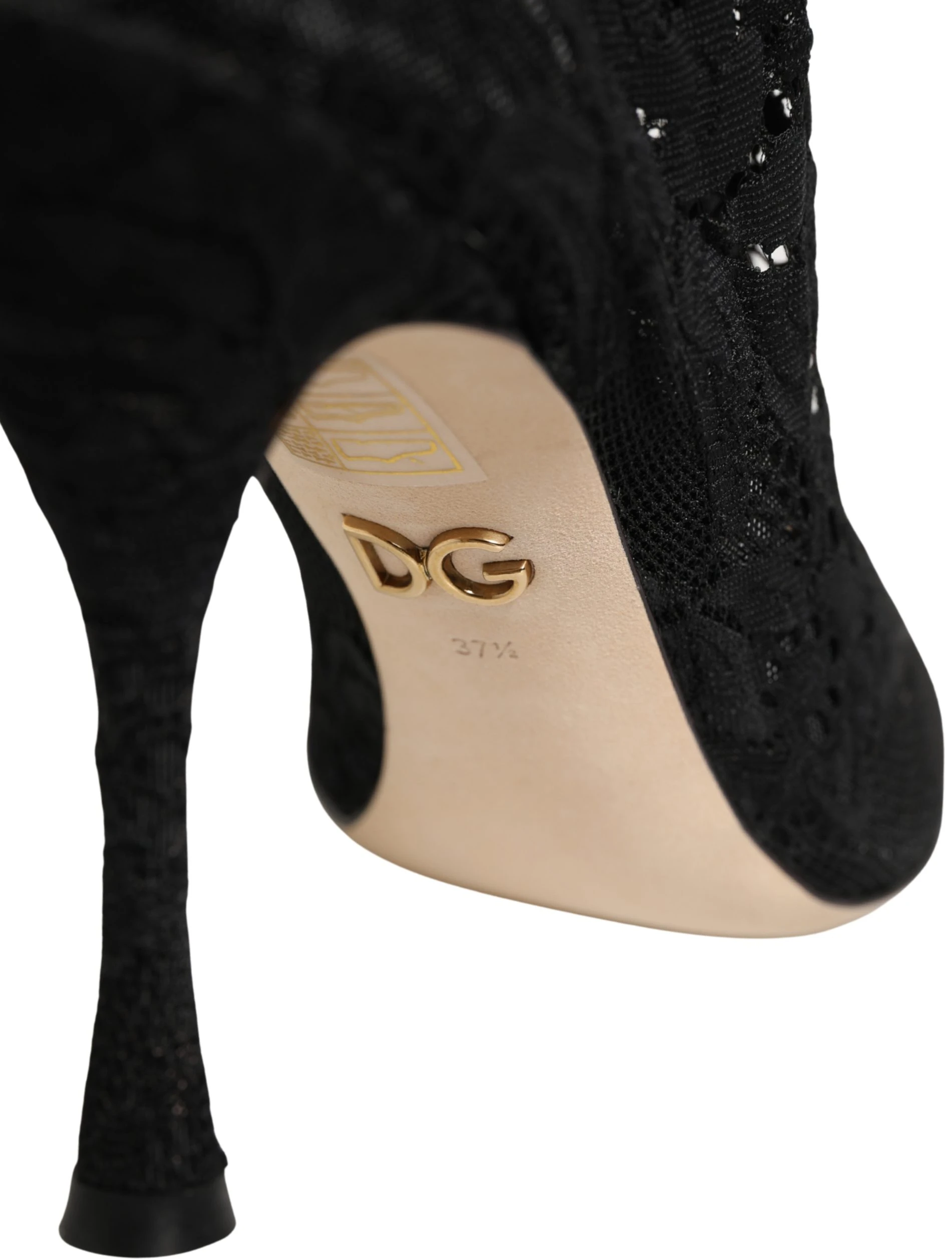 Ботильоны Dolce & Gabbana Taormina Lace Socks Pumps