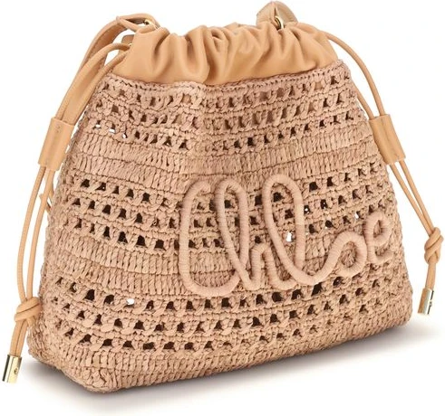Raffia Shoulder Bag Chloe