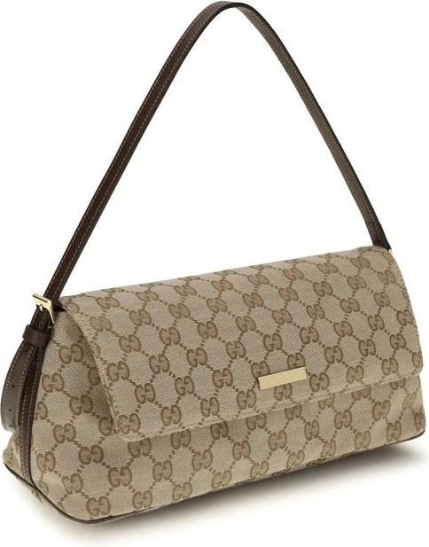 Handbag Gucci Brown Fabric