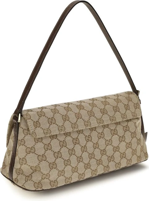Handbag Gucci Brown Fabric