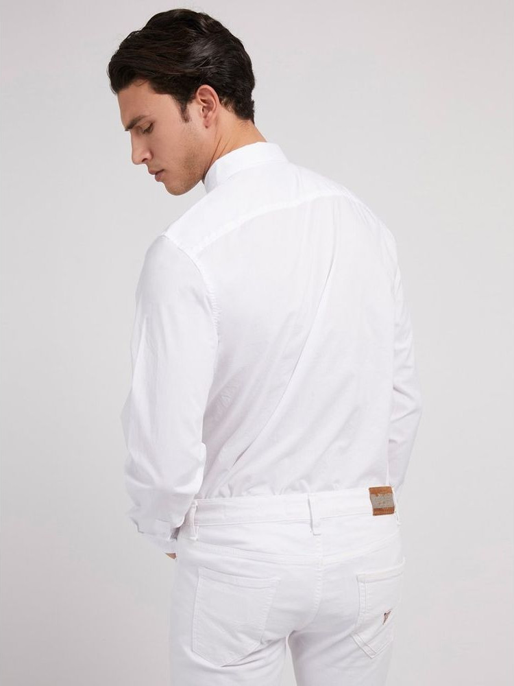 Shirt Guess Shoes White Cotton Dress
