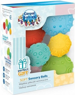 Мягкие сенсорные мячики Canpol Babies
